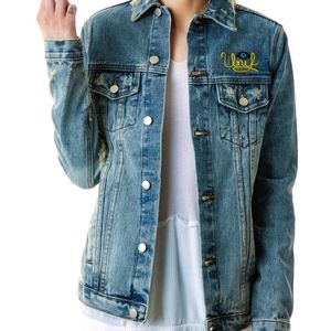 NWOT UNIF fuck denim jacket (xs-s)